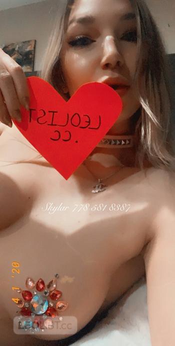 Skylar Sweetheart, 25 Caucasian/White female escort, Edmonton